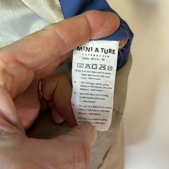 Mini A Ture Wisto Medium Blue Softshell Hooded Snowsuit Size 9 Months/74 cm - Picture 13 of 15